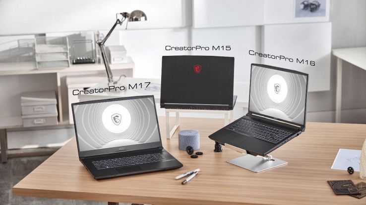 MSI creatorpro laptop professionali
