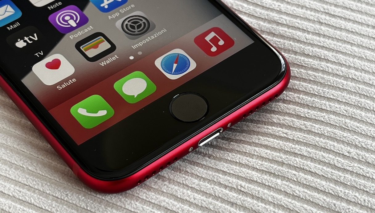 iPhone SE 2022 TouchID