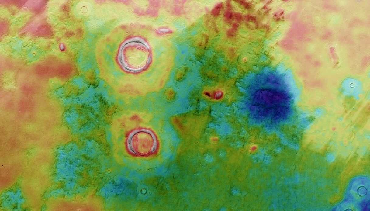 L'immenso cratere di Marte
