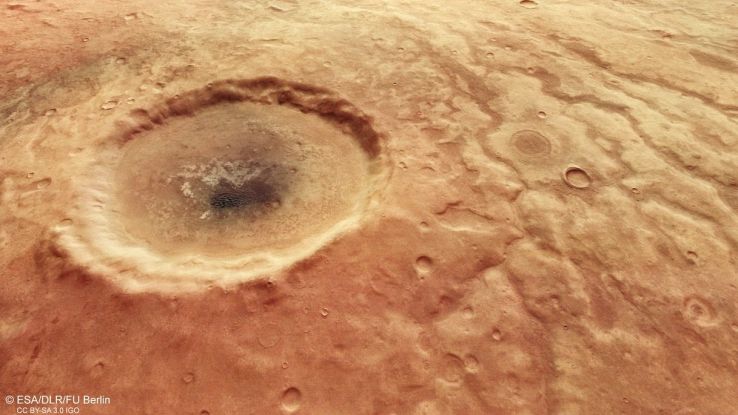 È stato fotografato "l'occhio di Marte", le immagini