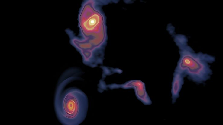 La galassia a forma di spirale