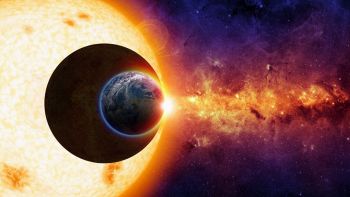 tempesta solare più grande della terra