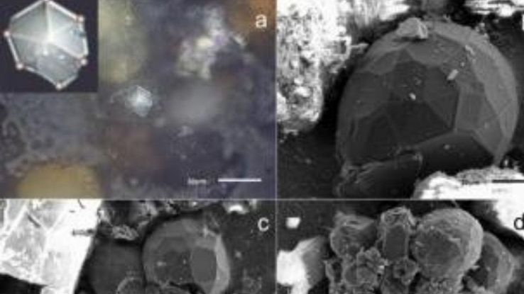 Cristallo inedito in un meteorite