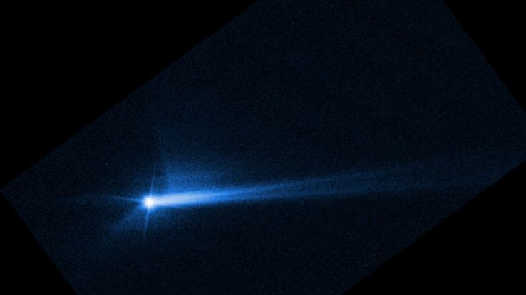 La collisione con l'asteroide Dimorphos