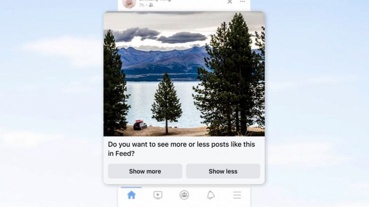 Facebook mostra di più mostra di meno