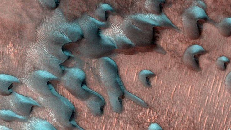 L'Inverno di Marte: le immagini incredibili che vengono dal Pianeta Rosso