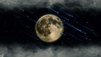 La Luna presa a cannonate
