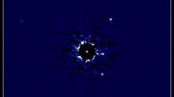 I pianeti e la stella HR8799