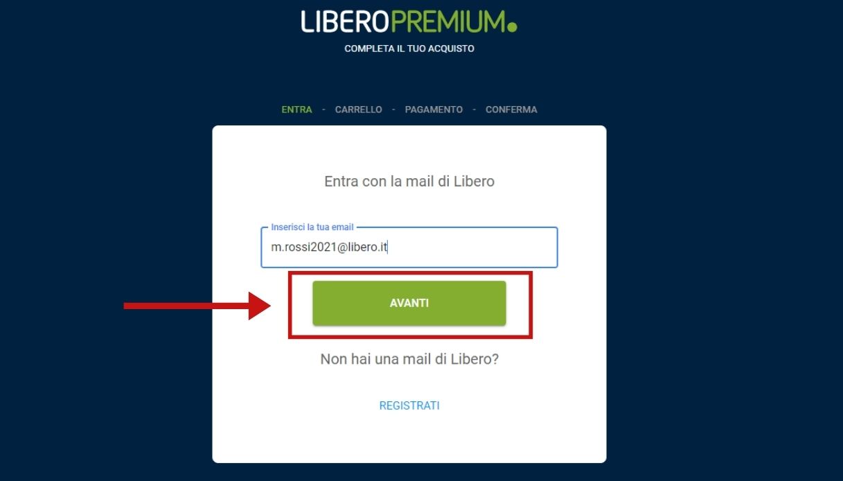 creare libero mail business