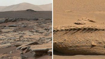 Marte e la strana roccia