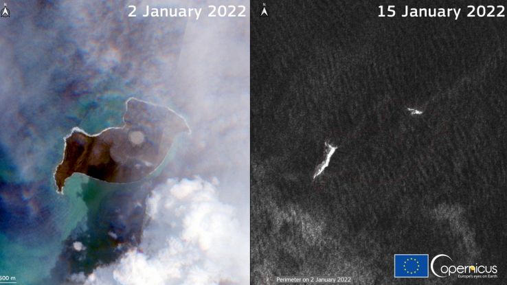 Super bolla di plasma si è formata nell'eruzione del Tonga