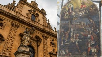 Scoperta tela del Cinquecento a Modica