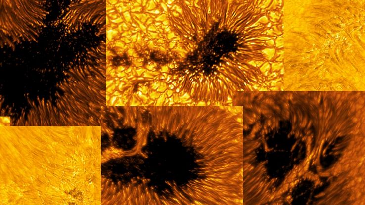 Immagini del Sole visto dal telescopio solare Daniel K. Inouye della NSF