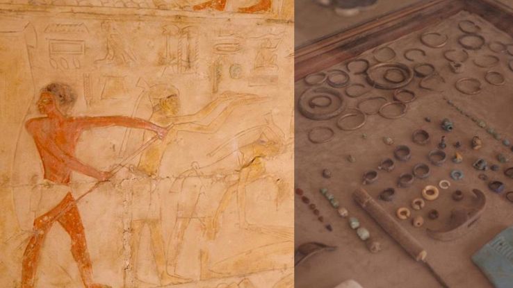 Laboratori di imbalsamazione e tombe riemergono nella necropoli di Saqqara