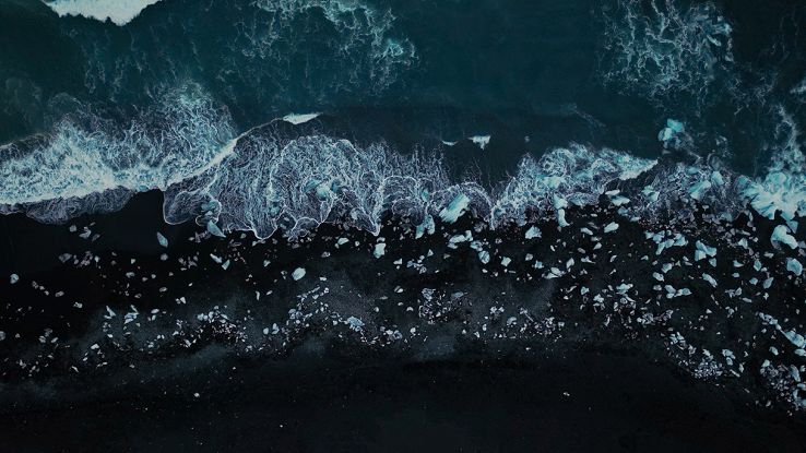 Spiaggia nera: veduta dall'alto