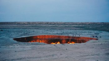La porta dell'inferno in Turkmenistan