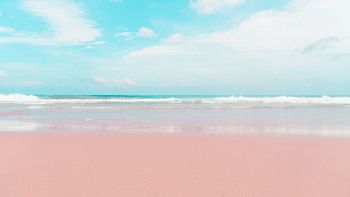 L'incredibile spiaggia rosa