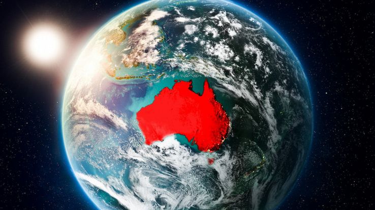L'Australia vista dallo spazio