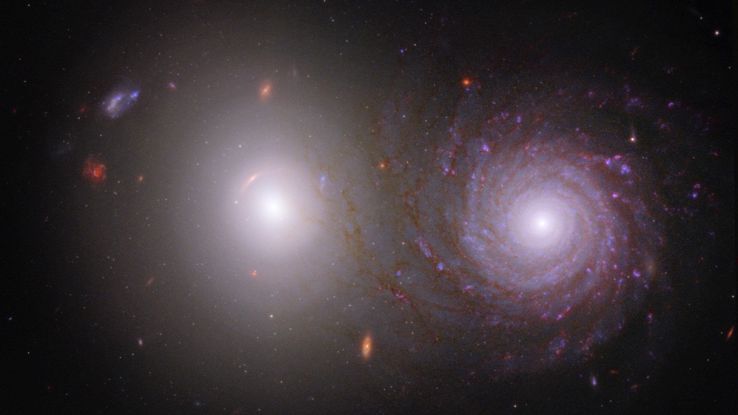 Galassia a spirale ed ellittica
