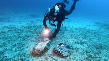 Ritrovamento in una grotta di Capri