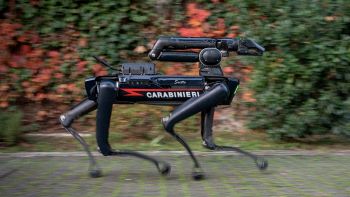 saetta cane robot carabinieri