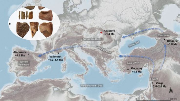Strumenti di pietra riscrivono la storia della presenza umana in Europa