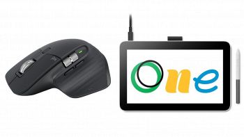 Logitech MX Master 3S e Wacom ONE