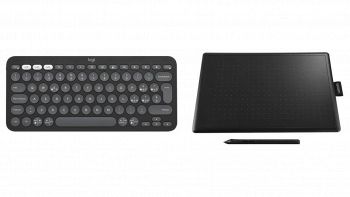 Logitech Pebble K380s e One by Wacom