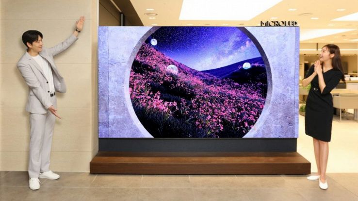 samsung micro led 114 pollici