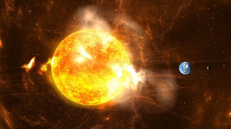 Tempesta solare cannibale