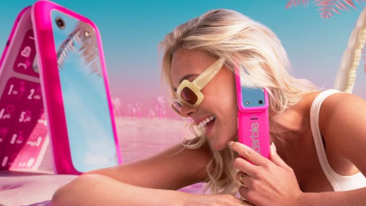 Barbie Flip Phone