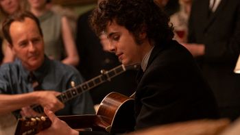 Timothée Chalamet in A COMPLETE UNKNOWN