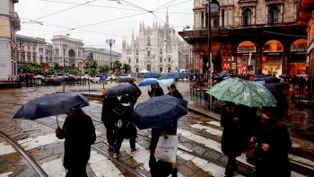 Pioggia record a Milano nel 2024