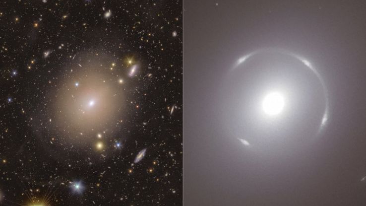 Perfetto anello di luce di Einstein