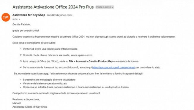 Acquistare product key office 2024