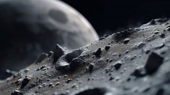 Impatto di un asteroide con la Luna
