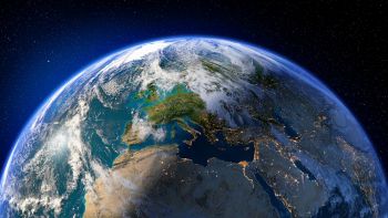 Veduta della Terra dallo spazio