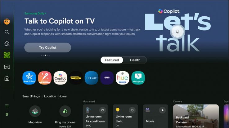 Copilot TV Samsung