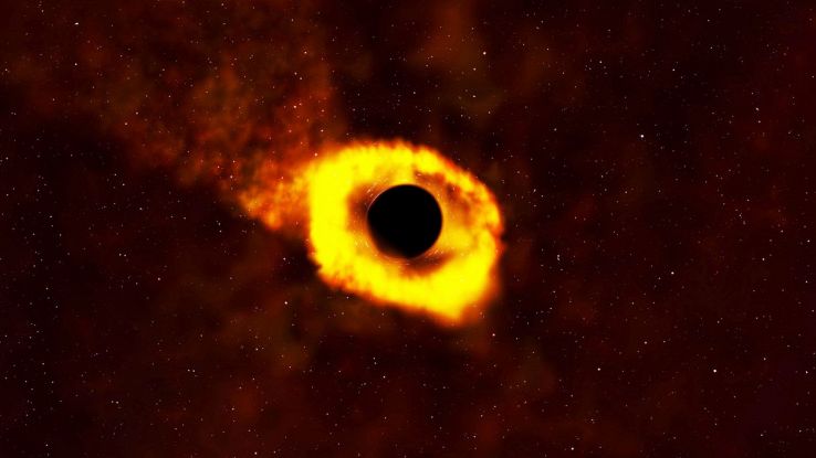 Scoperta una stella buco nero