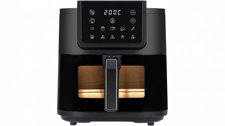 Ottima offerta su Amazon per questa friggitrice ad aria da 8 litri con finestra