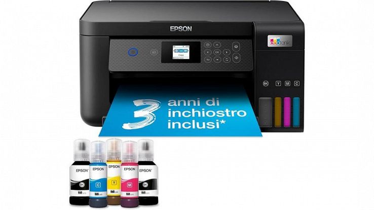 Epson EcoTank in sconto: la multifunzione ricaricabile ideale per casa e ufficio