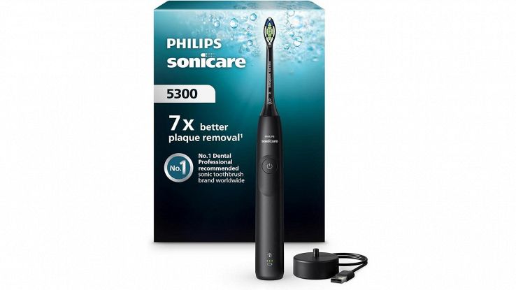 Philips Sonicare 5300, spazzolino elettrico sonico ora a metà prezzo