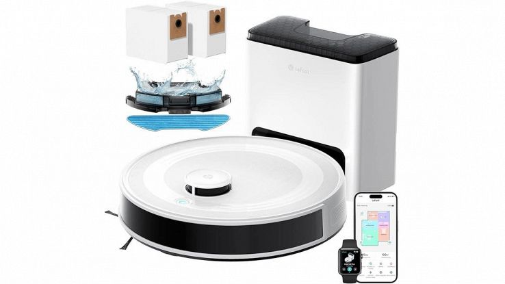 Amazon, offerta imperdibile su questo robot aspirapolvere e lavapavimenti