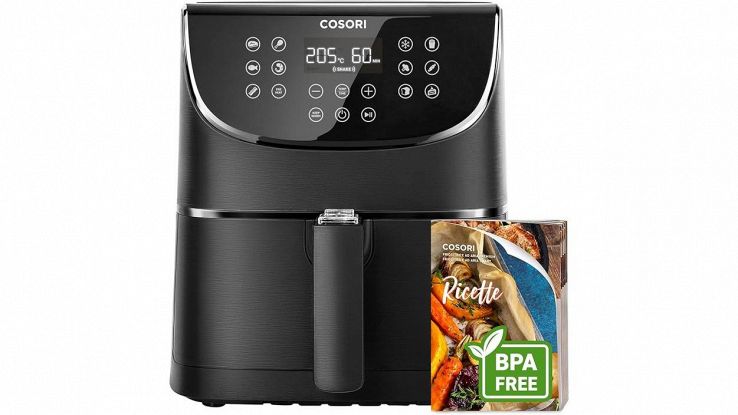 Amazon, offerta imperdibile su questa capiente friggitrice ad aria