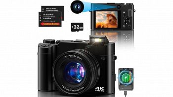 Scende sotto i 100€ questa fotocamera digitale ad alta definizione con doppio obiettivo