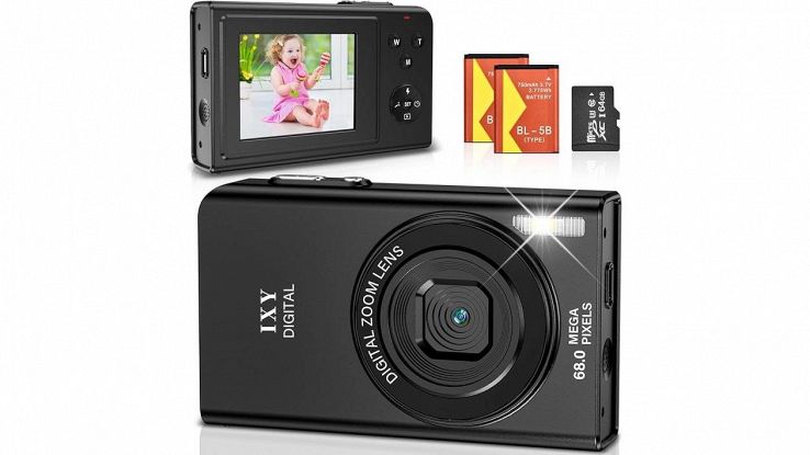 Fotocamera digitale 4K in super promo al 60%, ideale per principianti