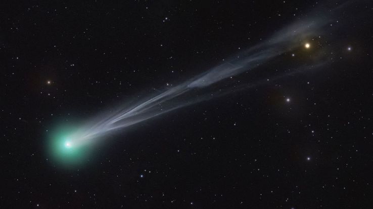 Cometa Lemmon, illustrazione del passaggio