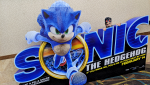 sonic 3d image videogame blue lettering