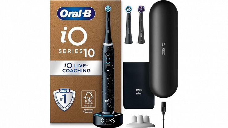 Offerta imperdibile sullo spazzolino Oral-B iO 10 con tecnologia smart