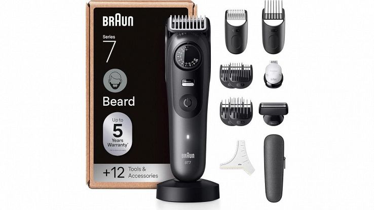 Ora a meno di 100€ il Braun Series 7, la promo per uno styling preciso